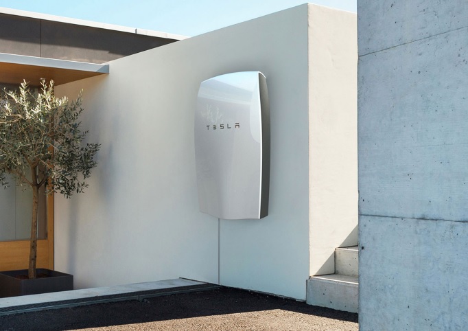 The Tesla Powerwall energy storage unit is a key aspect of the purchase of Solar City with plans to combine it with a residential solar energy solution. Source Tesla