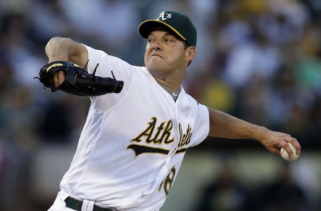 Left-hander Rich Hill still out with a blister on his pitching hand moves from Oakland to L.A