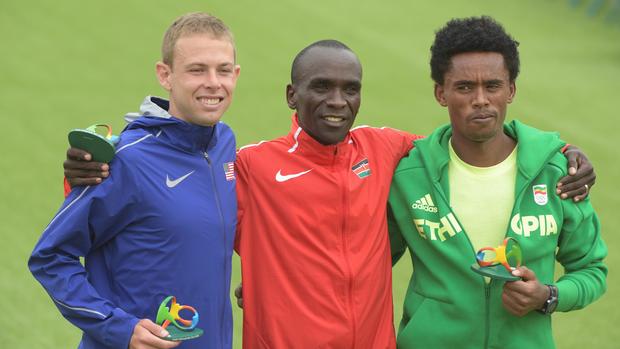 Men's Marathon: Eliud Kipchoge Wins, Galen Rupp Gets Bronze