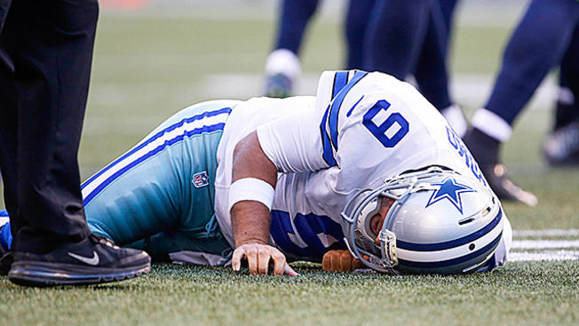 The Associated PressNFL Notes Romo has broken bone in back Kaepernick protests anthem