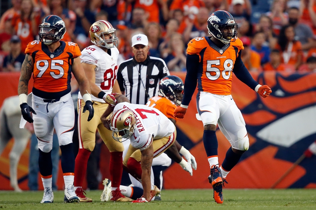 The Broncos take on the 49ers tonight in preseason action