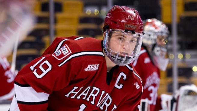 The Bruins met with Jimmy Vesey Wednesday