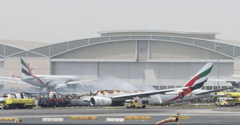 How did the Emirates EK521 catch fire? Probe