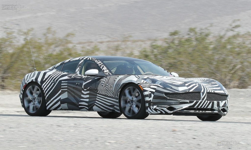 The Karma Revero prototype was recently caught