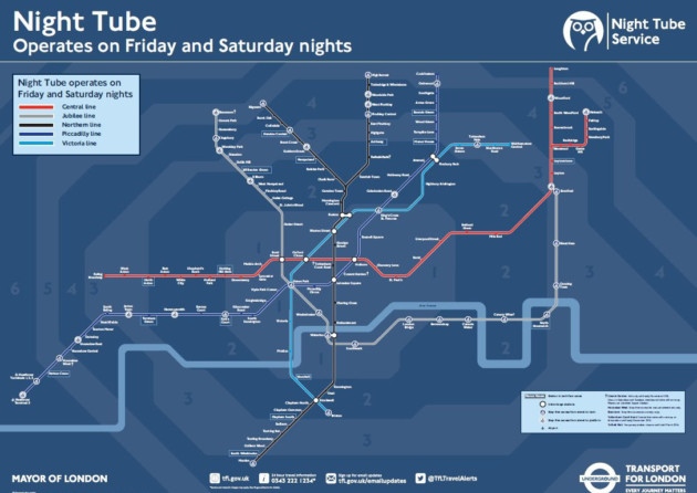 The Night Tube goes live from tonight