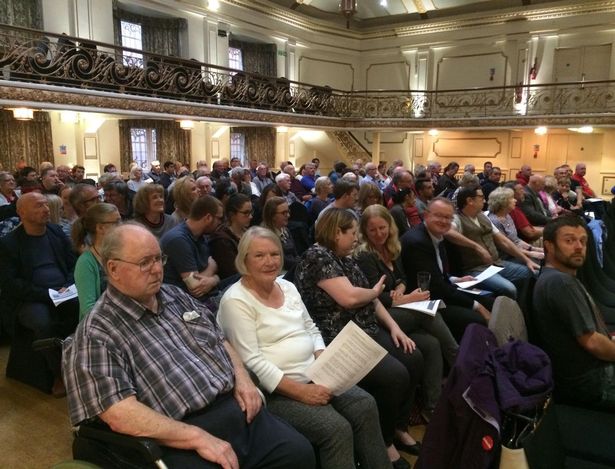 The Prince of Wales Hotel in Southport was packed as Southport Labour Party gave its backing to Jeremy Corbyn