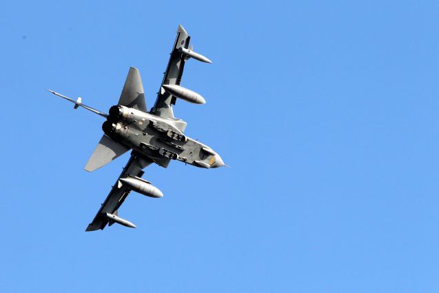 The RAF said two Tornados were used in the operation