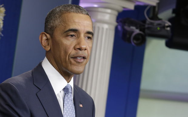 US President Barack Obama makes a statement at the White House in Washington about the fatal shootings of three police officers in Baton Rouge