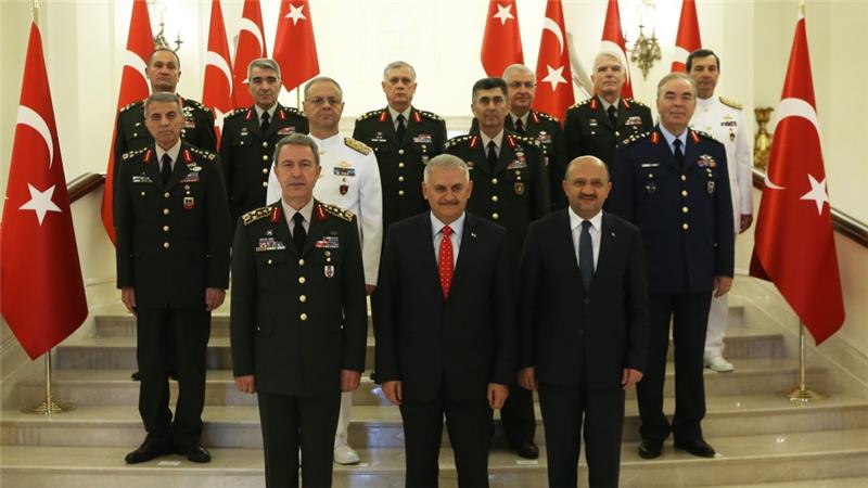 The Supreme Military Council convened for the first time at the PM's official residence