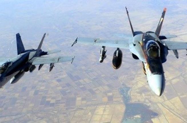 The US deployed jets over Hasakah Thursday after regime jets attacked YPG positions