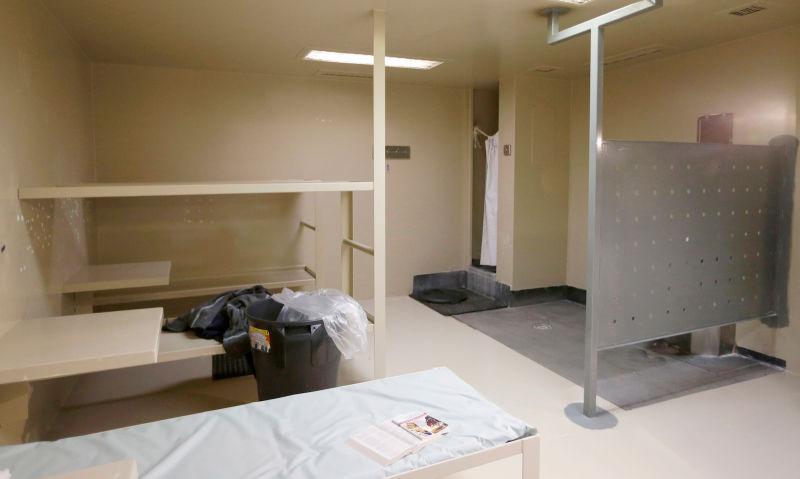 The Waller County jail cell where Sandra Bland was found dead