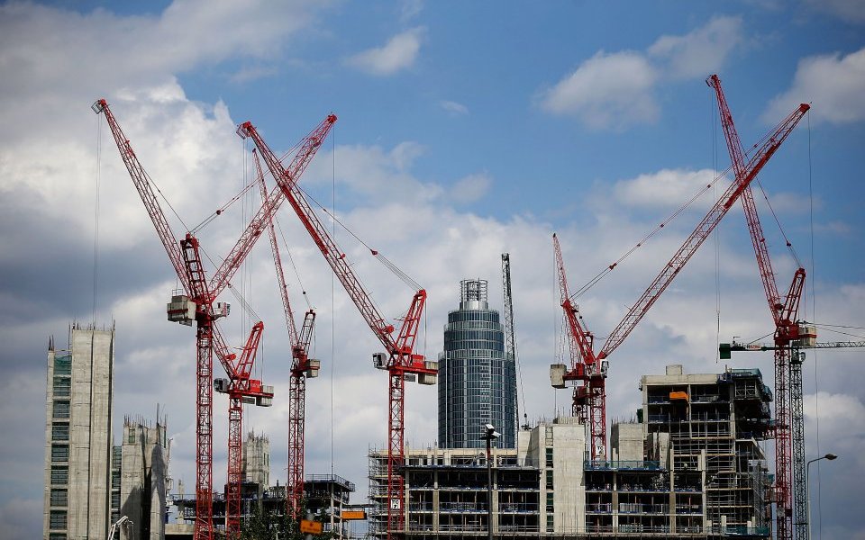 The cranes might be coming down across the London skyline