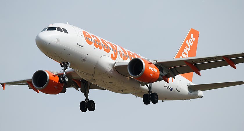 The easy Jet flight was delayed because pf bickering staff