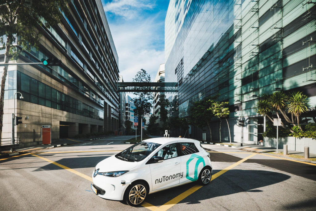 The first ever autonomous taxis will be available in Singapore. Image credits nuTonomy