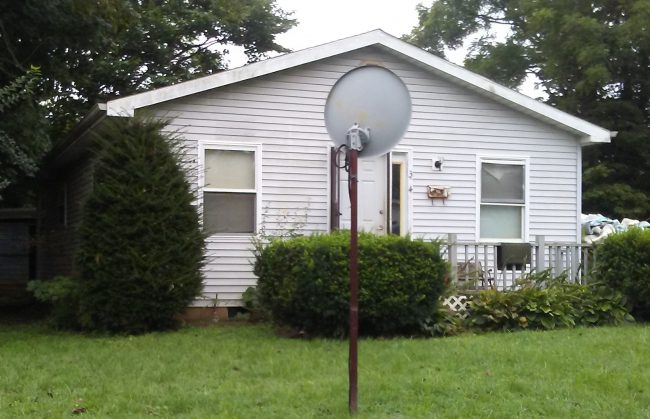 The house where the two victims were found in Washington County