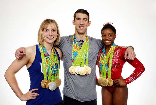 Katie Ledecky Simone Biles Michael Phelps