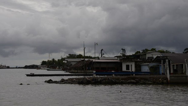 The municipal wharf in the Puerto Barrios municipa