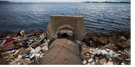 The pollution at Guanabara Bay has reached alarming levels