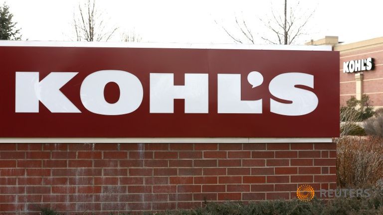 The sign outside a Kohl's store is seen in Broomfield Colorado