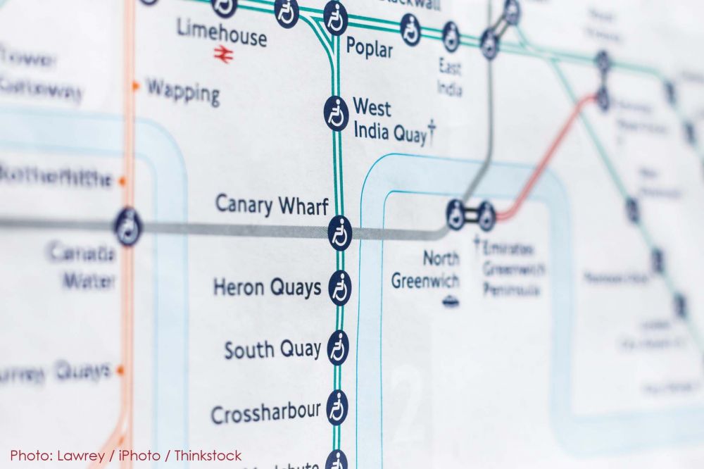 There's a new London Tube map showing you steps between stations