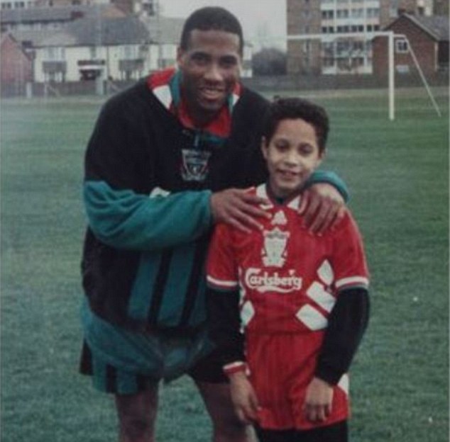 Ashley Williams with John Barnes has emerged on social media