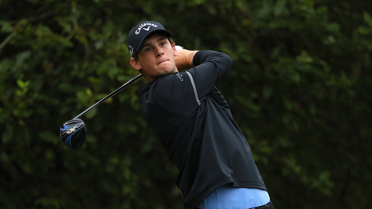 Thomas Pieters birdied the last three holes to snatch victory in Farso