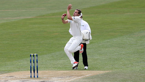 Tim Southee claimed a wicket early on day three