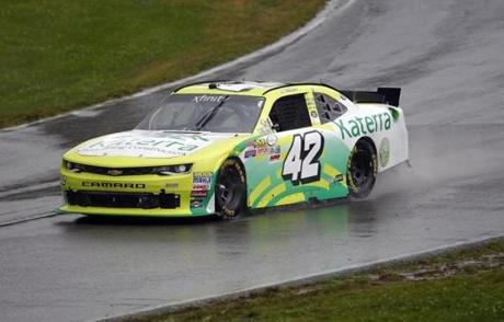 Justin Marks picked up his first NASCAR Xfinity Series victory on Saturday at Mid Ohio Sports Car Course