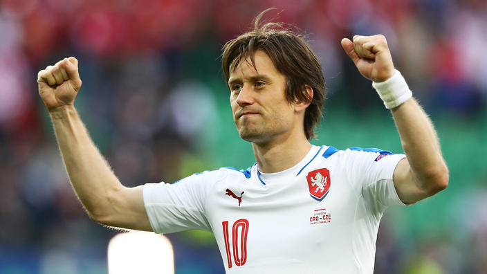 Tomas Rosicky with the Czech Republic national team.            
    
              
     
     
           Show Grid