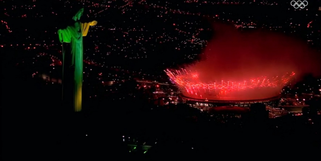 Tonga's shirtless flag bearer caught everyone's attention