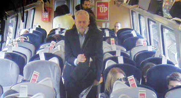 Jeremy Corbyn's train stunt proves he really isn't like other politicians – he's much more dishonest than them