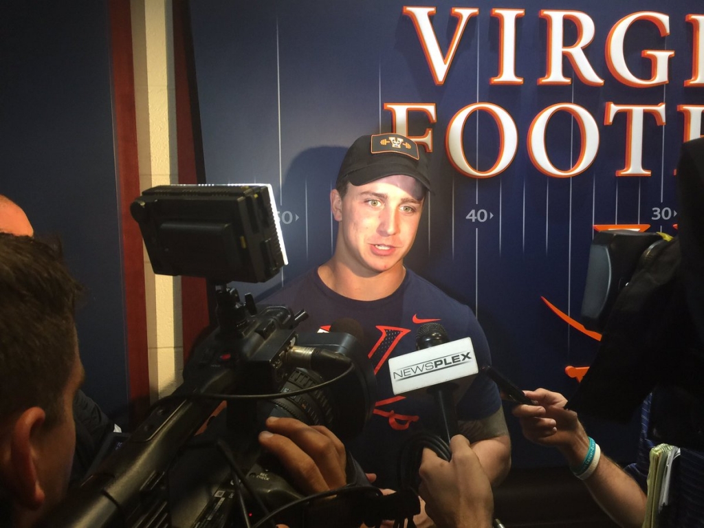 Transfer Benkert wins battle to be Virginia's starting QB