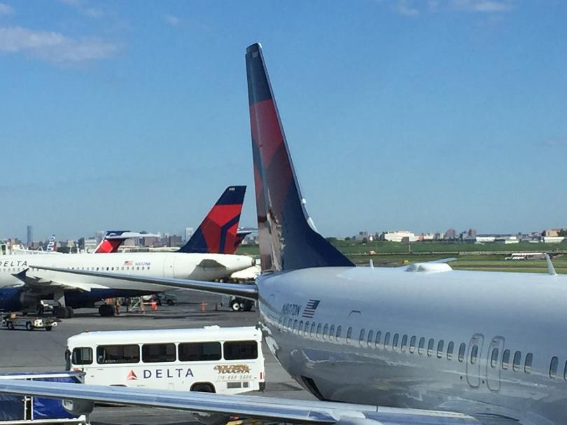 Travelers are experiencing major flight delays at La Guardia airport after Delta's system-wide computer outage