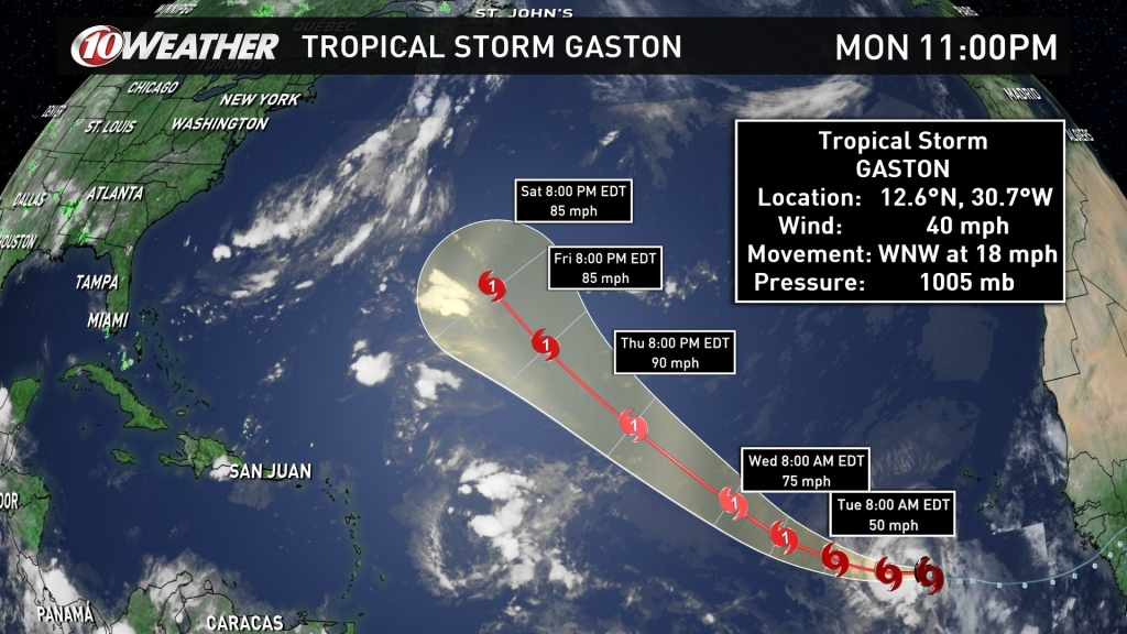 Tropical Depression strenghthens into 7th Tropical Storm of the season