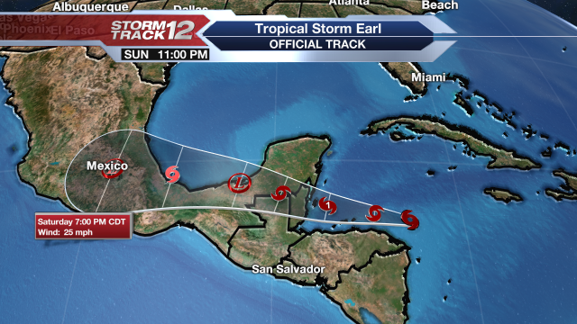 Tropical Storm Earl 11pm