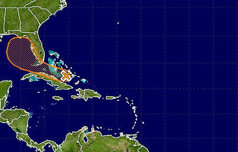 Tropical wave near Caribbean showing signs of strengthening