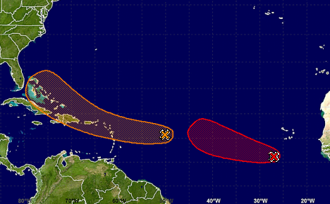 Tropical wave approaches Lesser Antilles, Virgin Islands and Puerto Rico