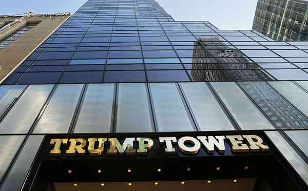 A man has scaled the side of Trump Tower in midtown Manhattan with what looked like large suction cups