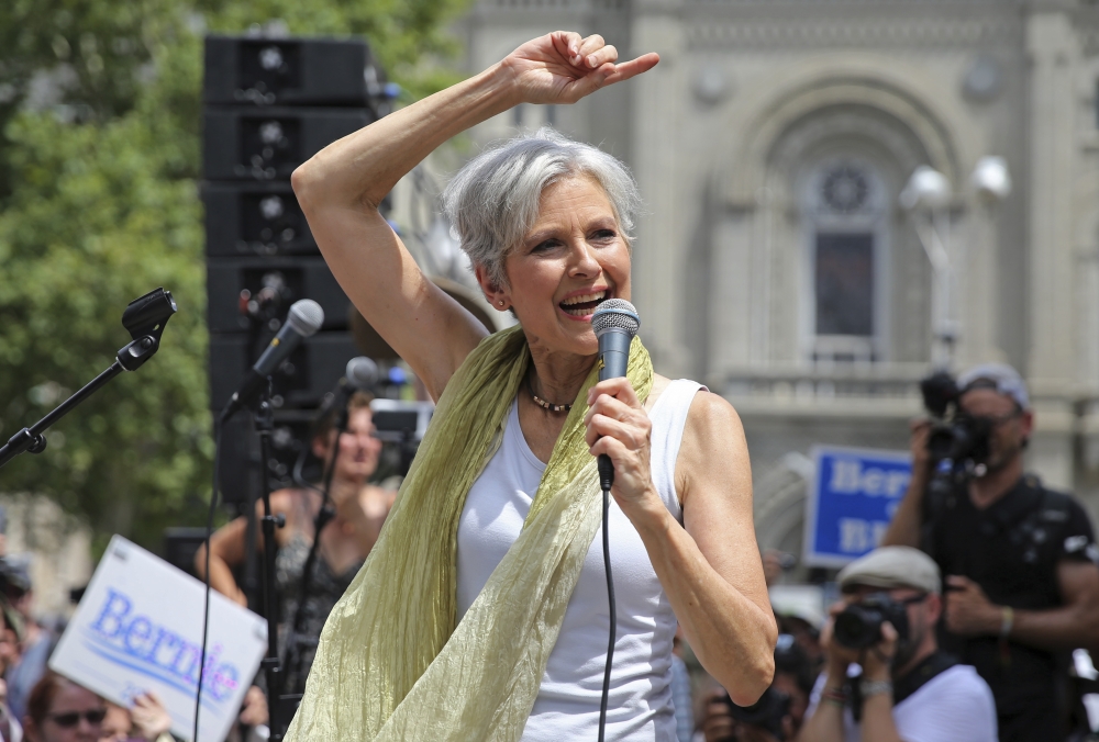 Green Party presidential candidate Jill Stein