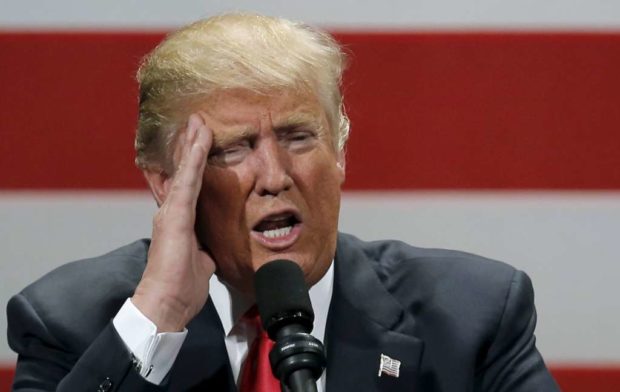 U.S. Republican presidential candidate Donald Trump speaks at a campaign event in Milwaukee Wisconsin United States