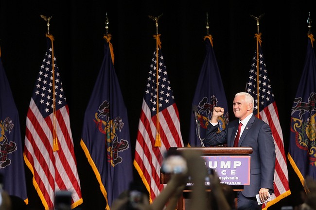 Vice Presidential Candidate Mike Pence Courts Voters Waukesha