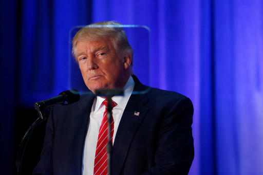 Republican presidential nominee Donald Trump speaks at Youngstown State University in Youngstown Ohio Aug. 15 2016