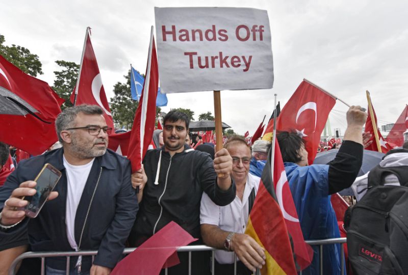 Erdogan Supporters Rally In Germany, Denounce Failed Coup