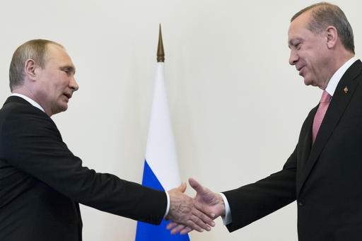 Turkey's President Erdogan in Moscow to 'reset' Russia ties