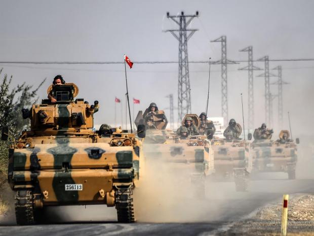 Kurdish-led Syrian forces report Turkish air raids on bases