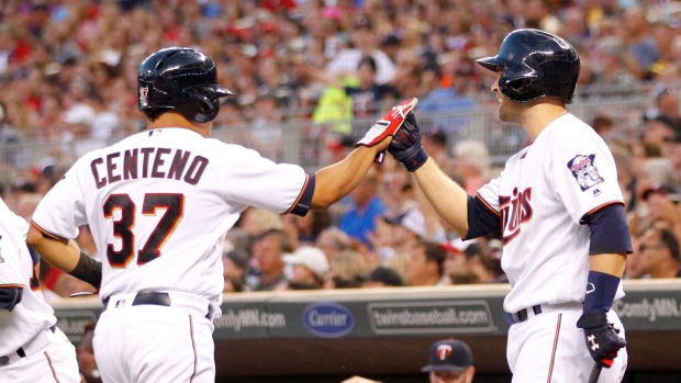 Minnesota Twins catcher Juan Centeno