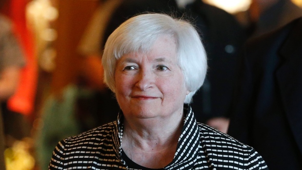 U.S. Federal Reserve Chair Janet Yellen arrives in Jackson Hole