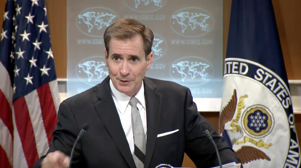 U.S. State Department Spokesperson John Kirby