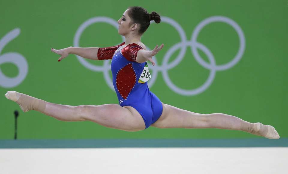 Russia China off to so-so starts in women's gymnastics