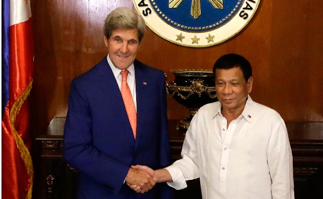 US South China sea Kerry Duterte bilateral ties